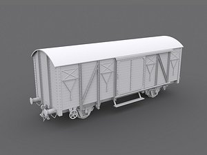 wagon sncf 3d model