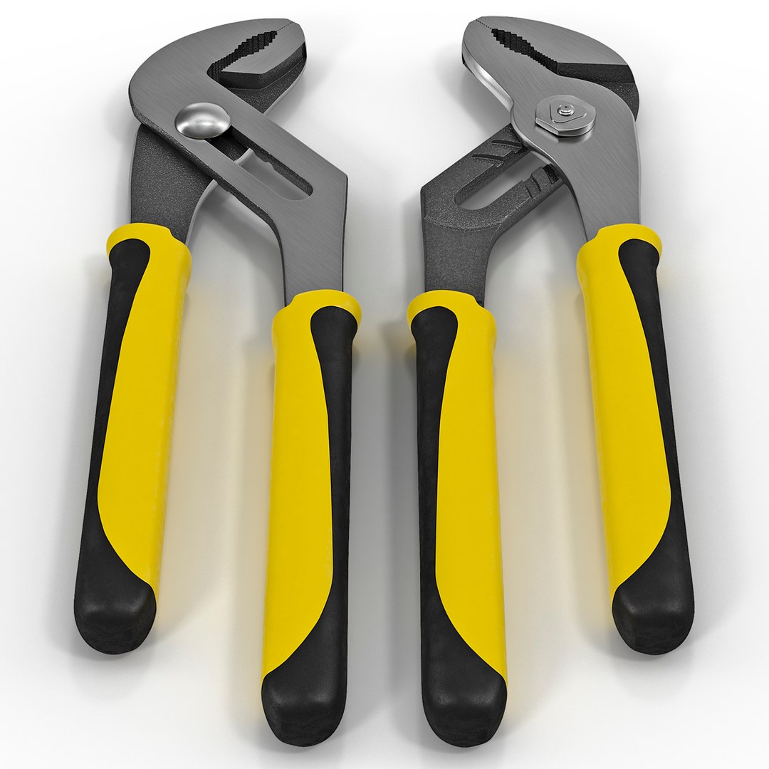 Tongue and Groove Plier 3D model preview