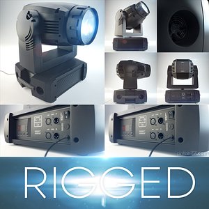 martin head light 3d max