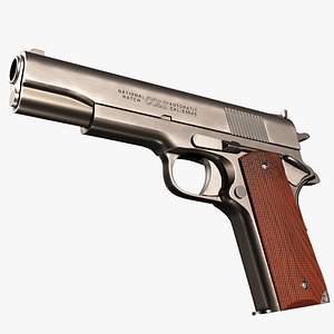 3D COLT 1911 45 Caliber pistol