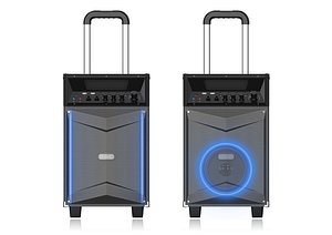 Outdoor rod rolling speaker