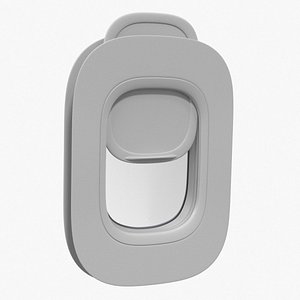 Aeroplane Window Rigged 3D