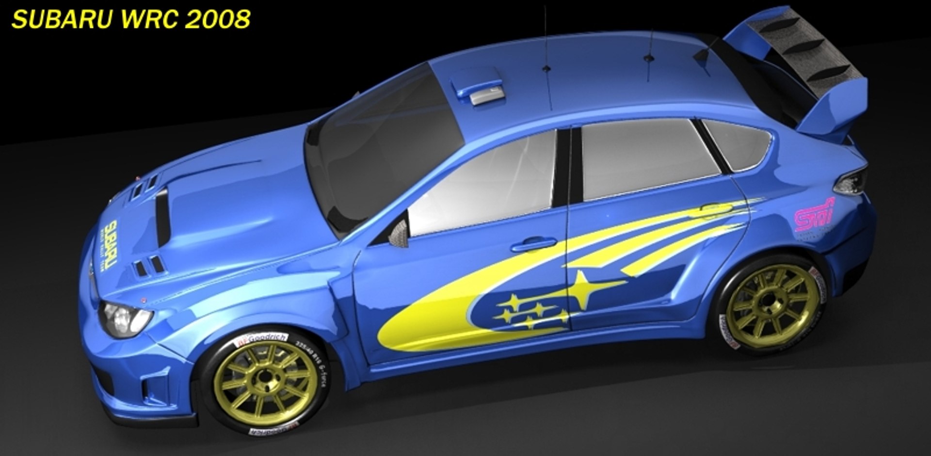 Impreza Wrc Car 3d 3ds