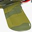 curtiss p-40 warhawk fighter 3d max