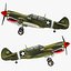 curtiss p-40 warhawk fighter 3d max