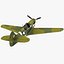 curtiss p-40 warhawk fighter 3d max