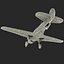 curtiss p-40 warhawk fighter 3d max
