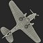 curtiss p-40 warhawk fighter 3d max