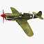 curtiss p-40 warhawk fighter 3d max