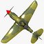 curtiss p-40 warhawk fighter 3d max