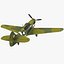 curtiss p-40 warhawk fighter 3d max