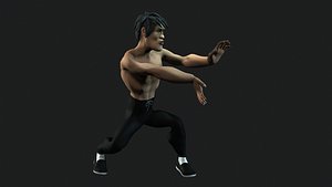 3D characters animations model