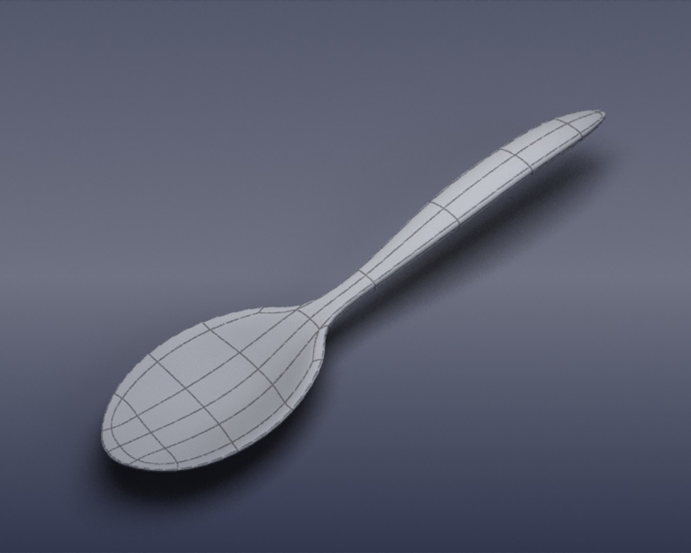 Realistic Spoon 3d Model