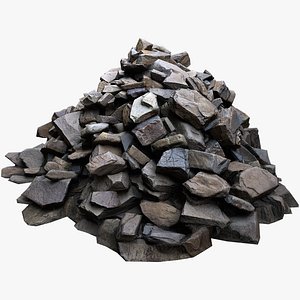 Pile of Rocks and Stone model