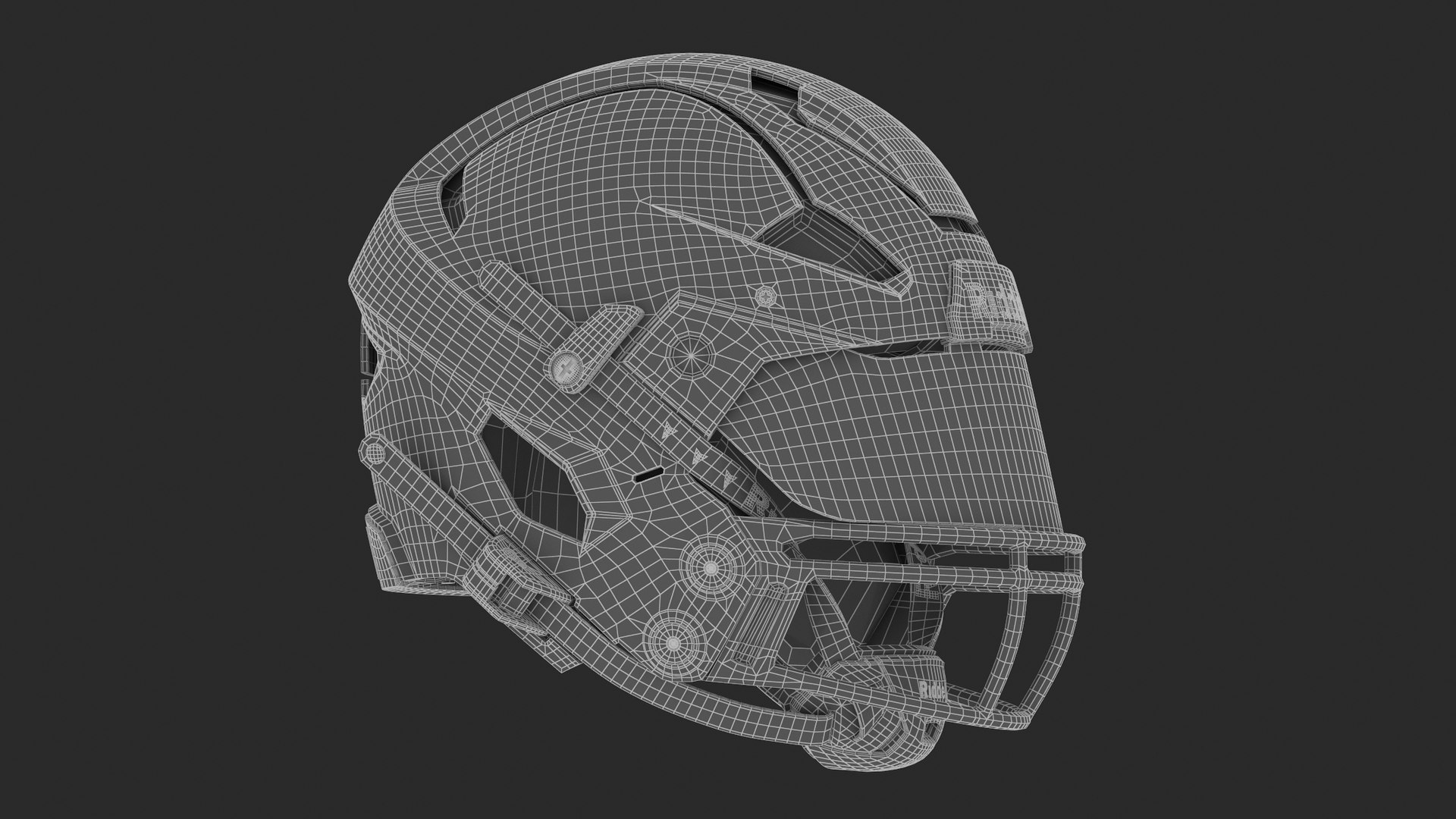 Riddell Axiom PBR Realistic model - TurboSquid 2053791