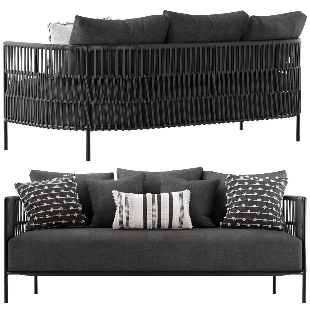 3D Freedom Quay Sofa model TurboSquid 2166098