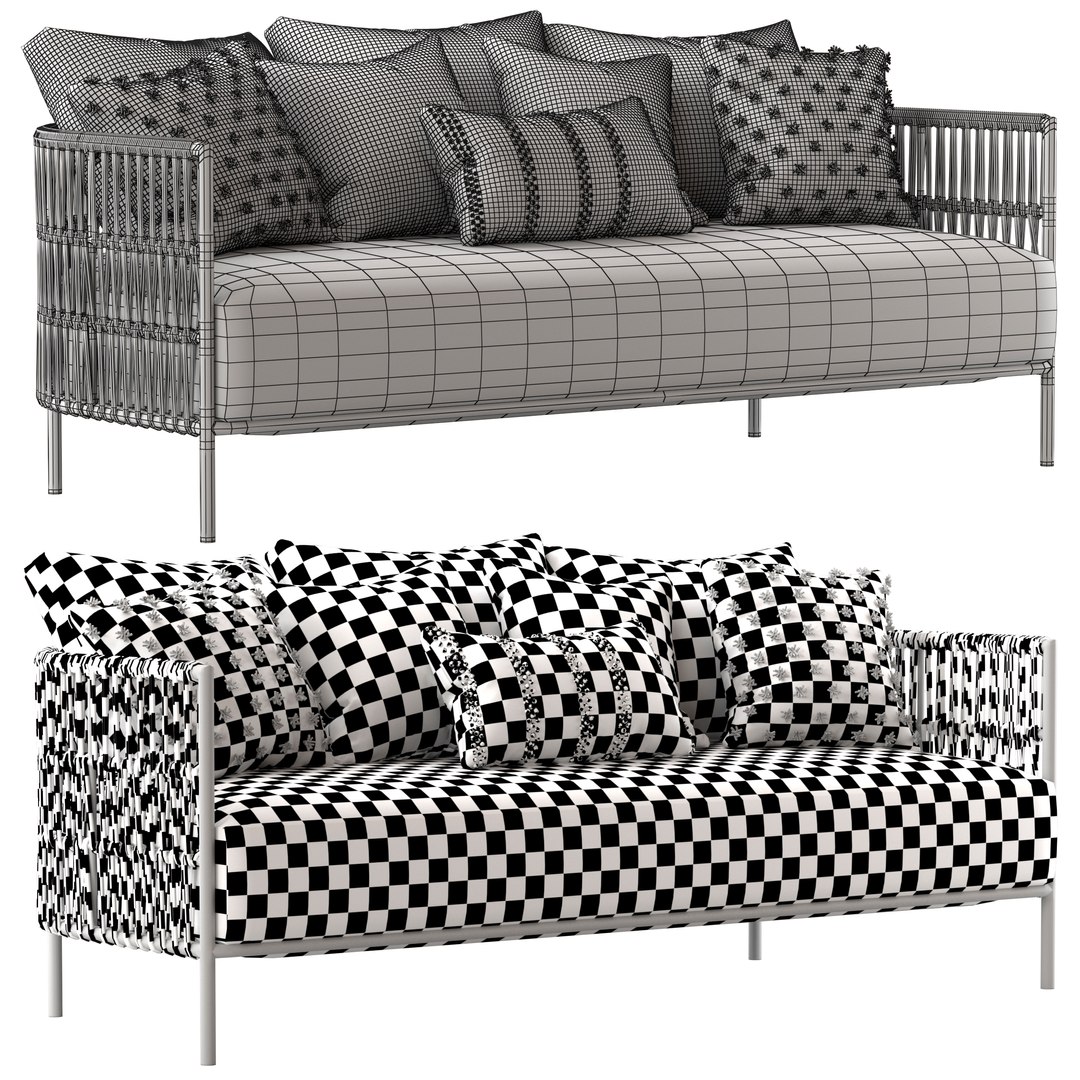 3D Freedom Quay Sofa model TurboSquid 2166098