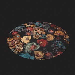 3D Round Tapestry Design Five