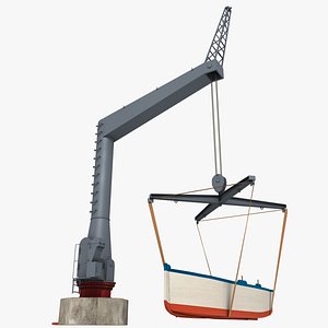jib crane boat model