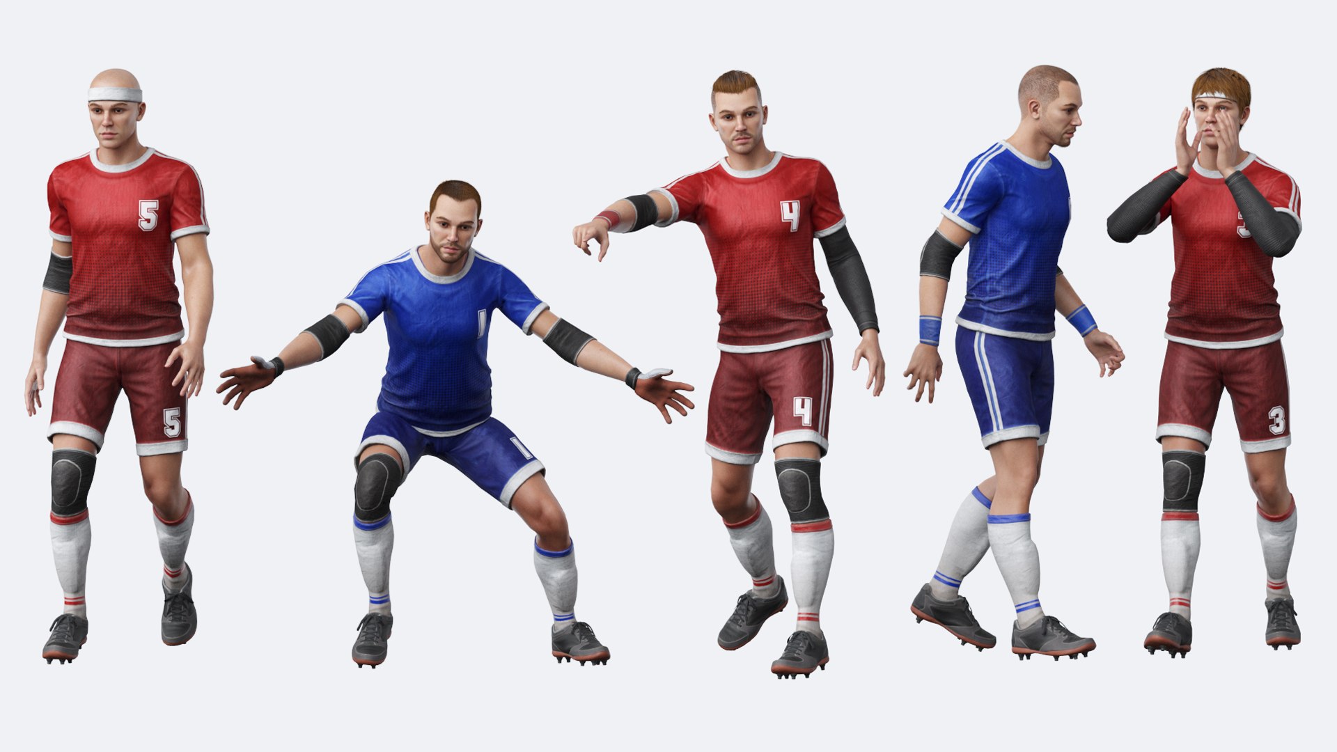 Soccer Player Model - TurboSquid 2387220