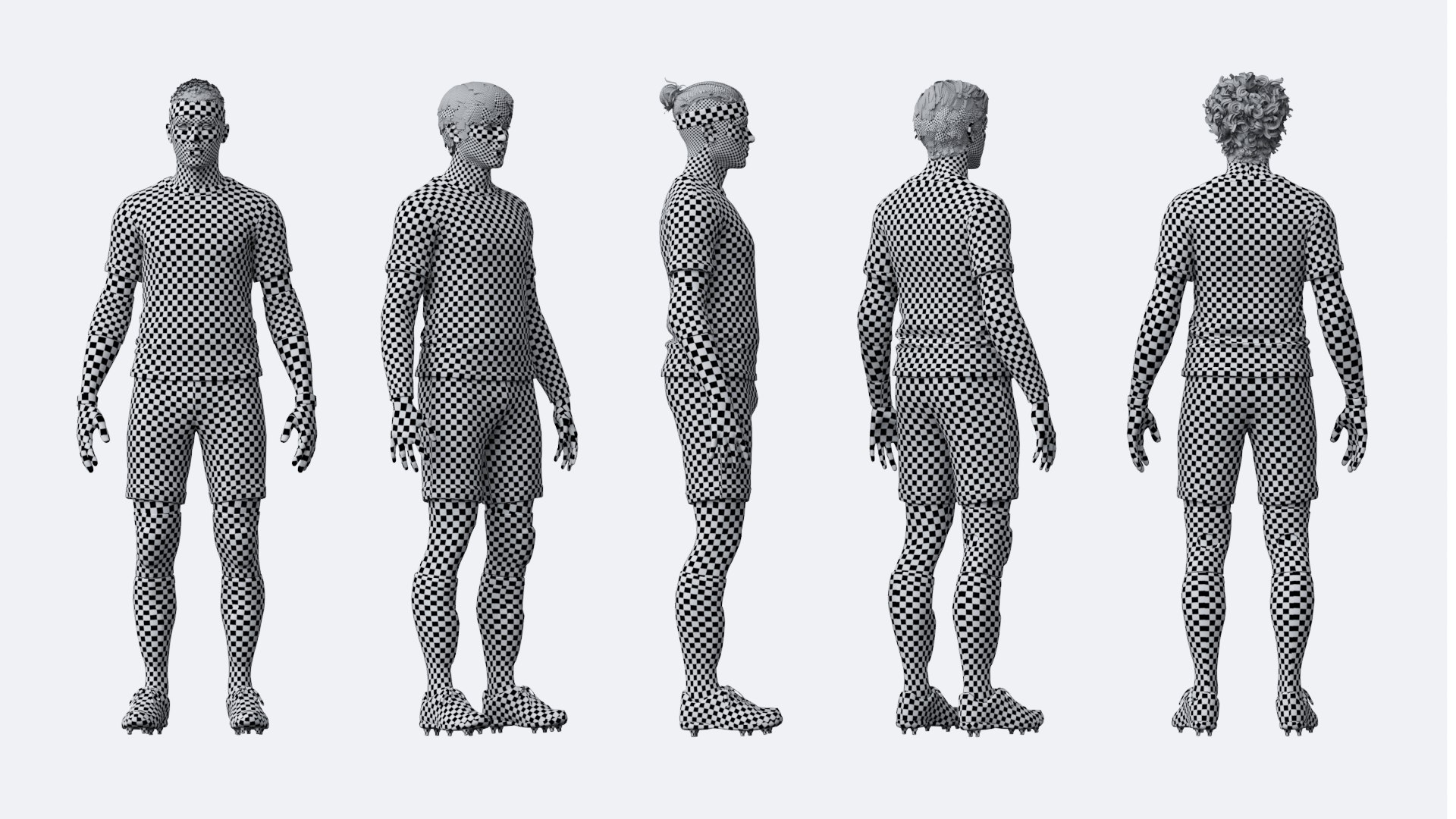 Soccer Player Model - TurboSquid 2387220