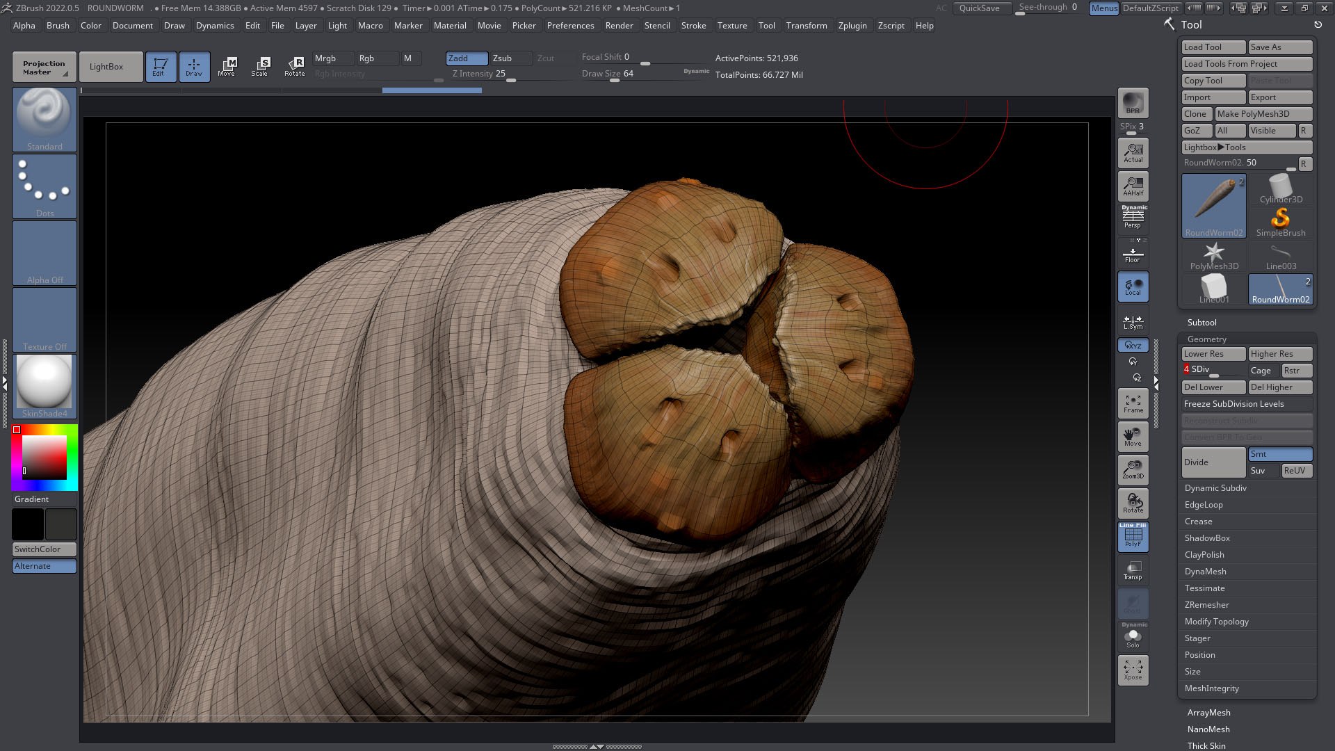 RoundWorm 3D Model - TurboSquid 1909365