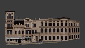 3D Kertsch Villa Facade - Historic Landmark from Brasov