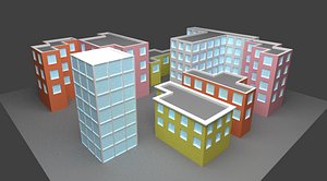 city buildings obj free