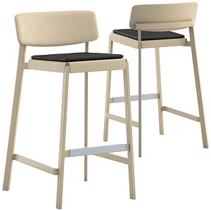 Mexil ART253C Shine Stool 3D model