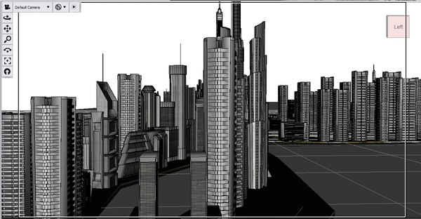 city 3d model obj free download