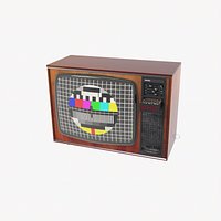Old Tv Set delta type Rubin c201