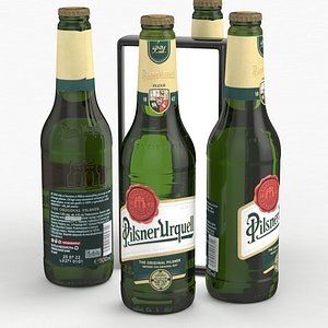 Beer Bottle Pilsner Urquell 500ml 2022 3D model