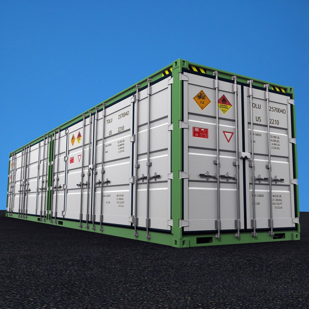 iso open shipping container