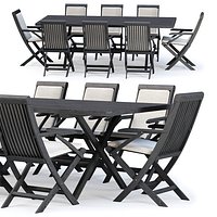 Alesso outdoor furniture set v04