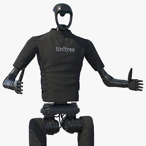 Unitree Robot Humanoid with Dexterous Hands 3D model