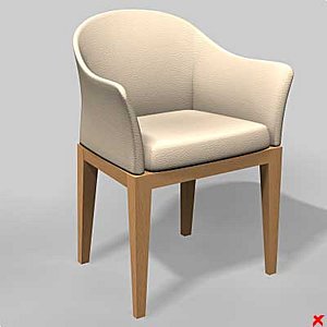 3d model armchair chair