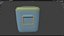 3D Cooler Box PBR model