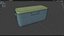 3D Cooler Box PBR model