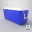 3D Cooler Box PBR model