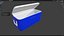 3D Cooler Box PBR model