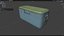 3D Cooler Box PBR model