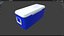 3D Cooler Box PBR model