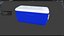 3D Cooler Box PBR model