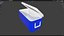 3D Cooler Box PBR model