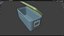 3D Cooler Box PBR model