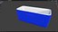3D Cooler Box PBR model