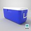 3D Cooler Box PBR model