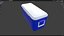 3D Cooler Box PBR model