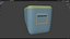3D Cooler Box PBR model