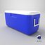 3D Cooler Box PBR model